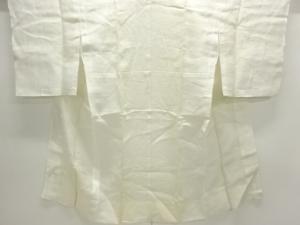 アンティーク　本麻透かし織　流水模様長襦袢